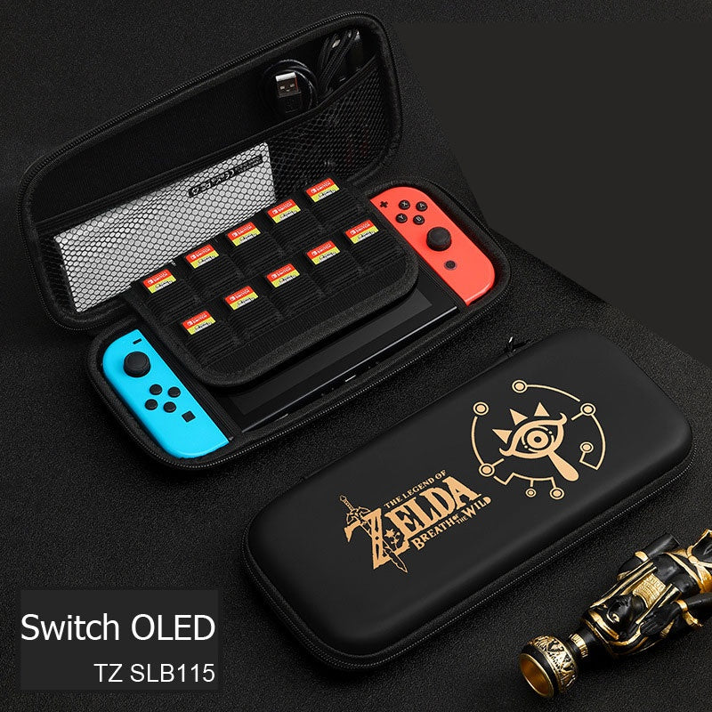 TZ Faverite Games Airfoam Pouch Bag Storage Travel Case กระเป๋าแอร์โฟมลายเกมดัง สำหรับ Nintendo Switch OLED (งานเทียบ)