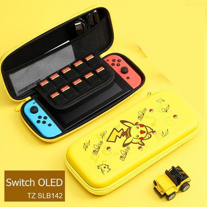 TZ Faverite Games Airfoam Pouch Bag Storage Travel Case กระเป๋าแอร์โฟมลายเกมดัง สำหรับ Nintendo Switch OLED (งานเทียบ)