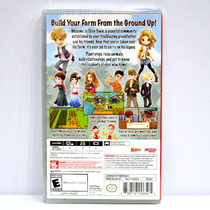 Nintendo Switch Game  Story of Seasons: Pioneers of Olive Town