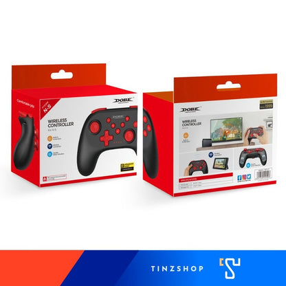 DOBE TNS-0117 Wireless Controller For Switch / PC : จอย คอนโทลเลอร์ สำหรับเครื่องนินเทนโด้ สวิทช์ ยี่ห้อ โดบี้